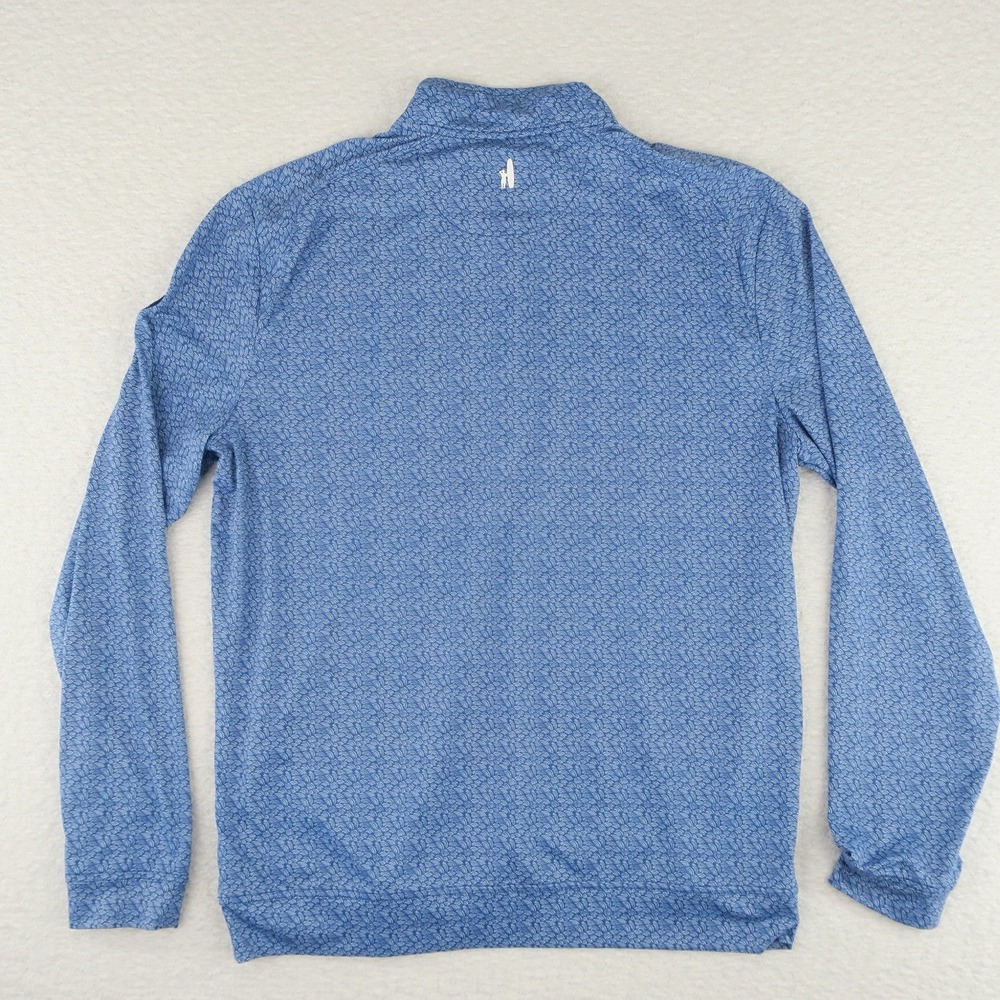 Johnnie-O Golf 1/4 ZipPerformance Sweater Mens Medium Blue‎ Quonochontaug - Picture 10 of 13
